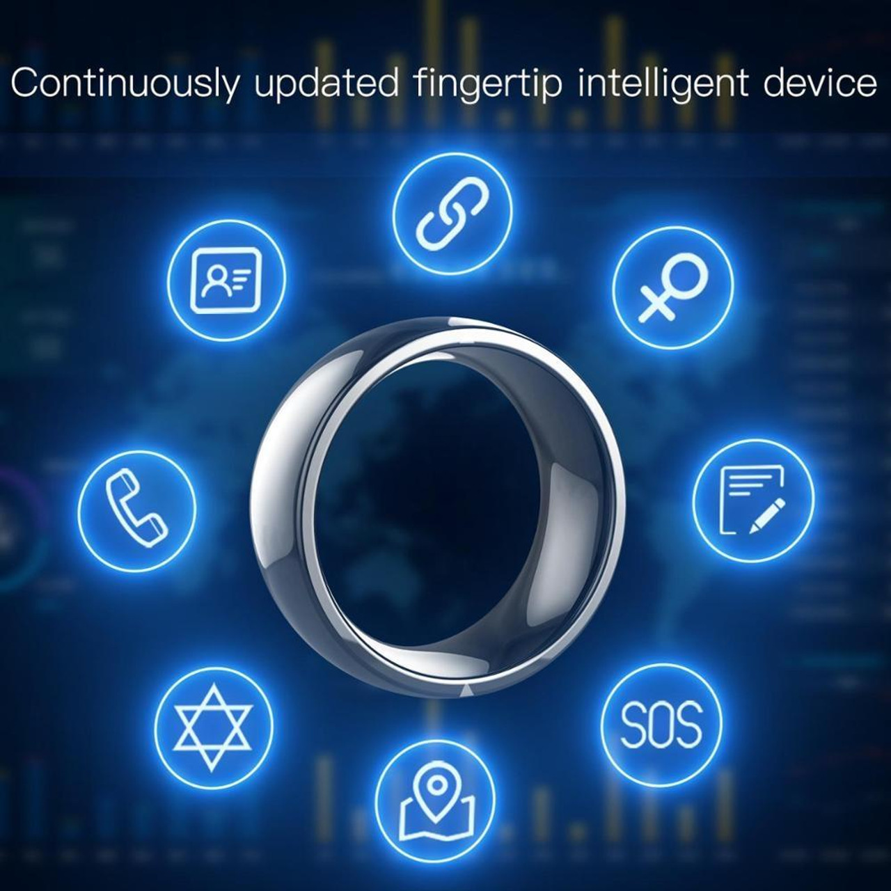 Wearable Connect Smart New NFC Multifunctional Intelligent Ring For Android  iphone xr And above Technology Finger Smart Rings - AliExpress