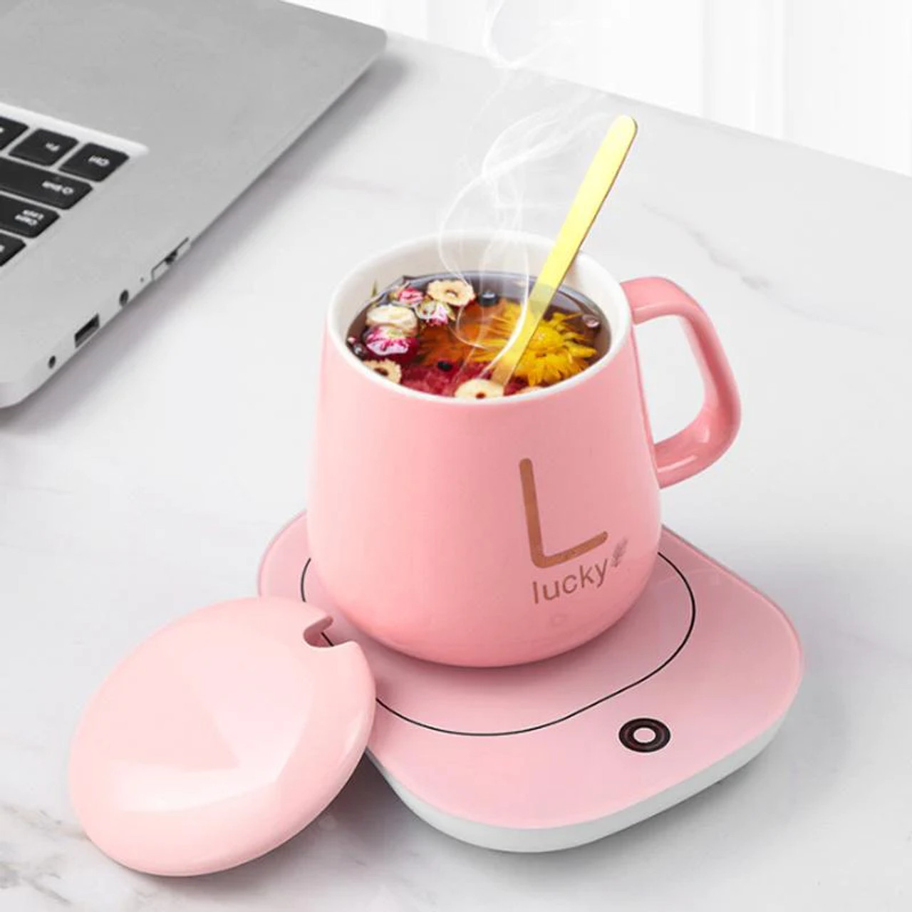 Lucky Portable Coffee Cup Warmer Heater Set
