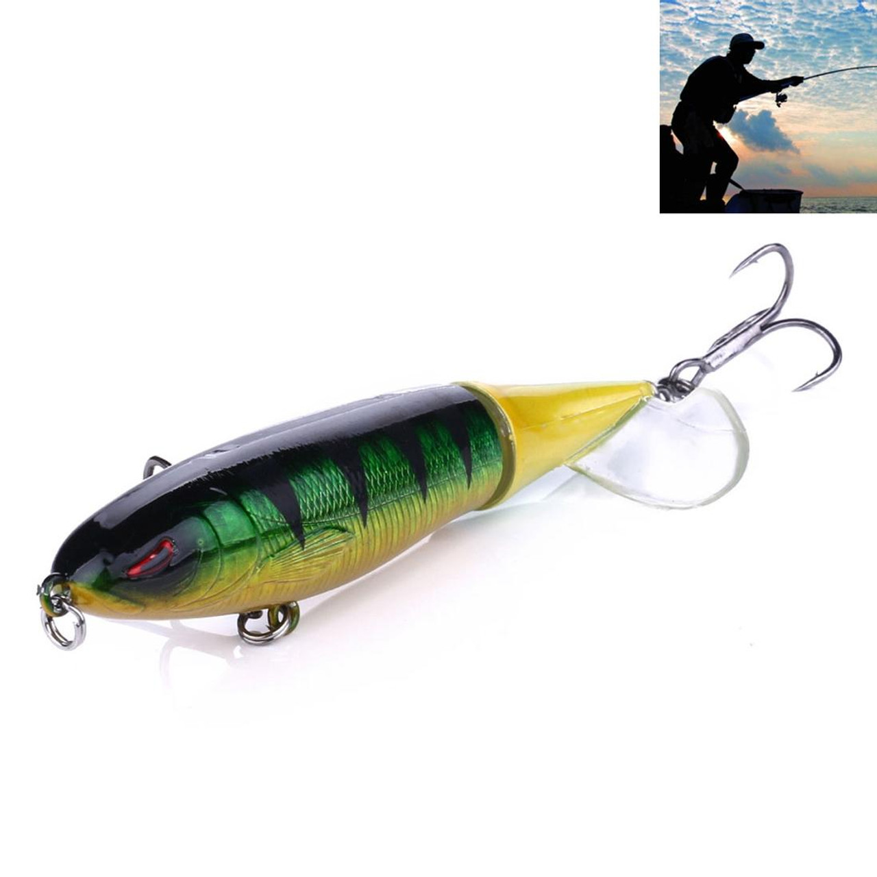 HENGJIA PE018 10cm/13g Propeller Tractor Shaped Hard Baits Fishing Lures  Tackle Baits Fit Saltwater and Freshwater (5#), snatcher
