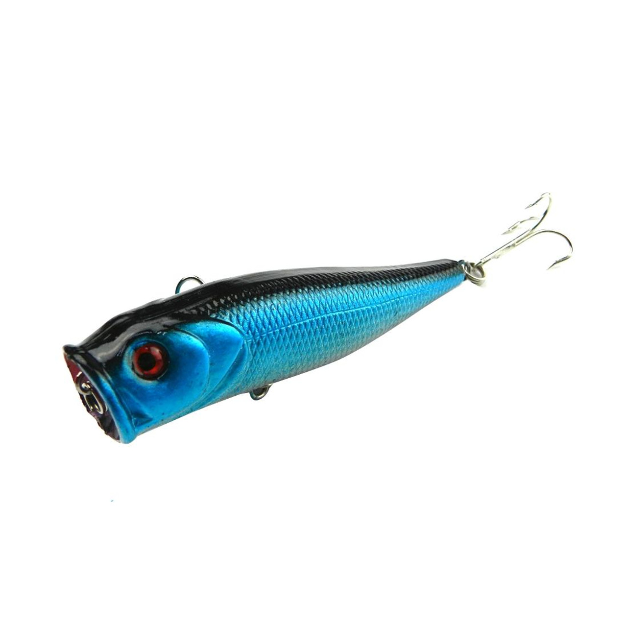 HENGJIA Plastic Artificial Fishing Lures Popper Bionic Fishing Bait with  Hooks, Length: 9 cm, Random Color Delivery, snatcher