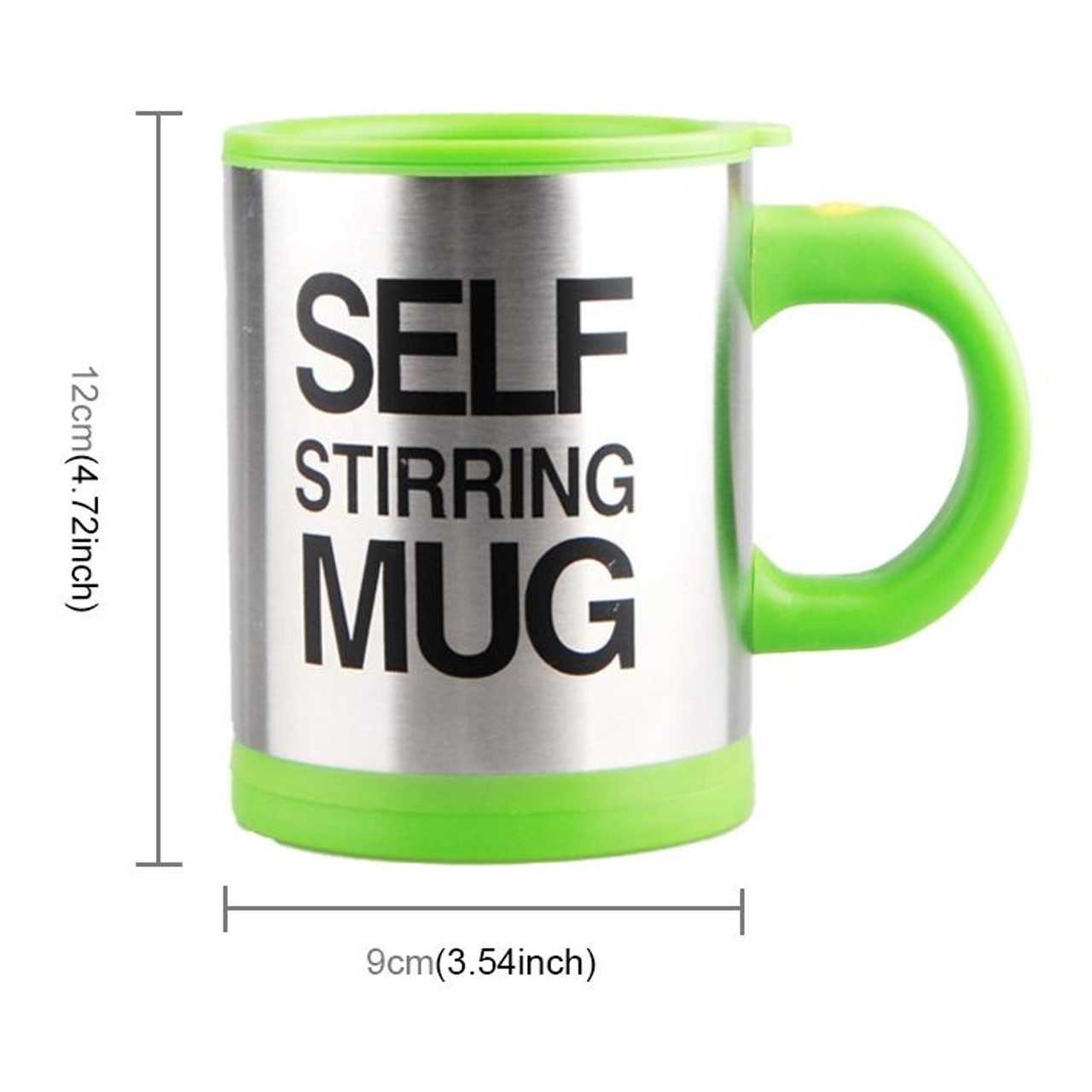 400ml Mugs Automatic Electric Self Stirring Mug Cup Coffee Milk Mixing Mug  Smart Stainless Steel Juice Mix Cup Drinkware(Green), snatcher