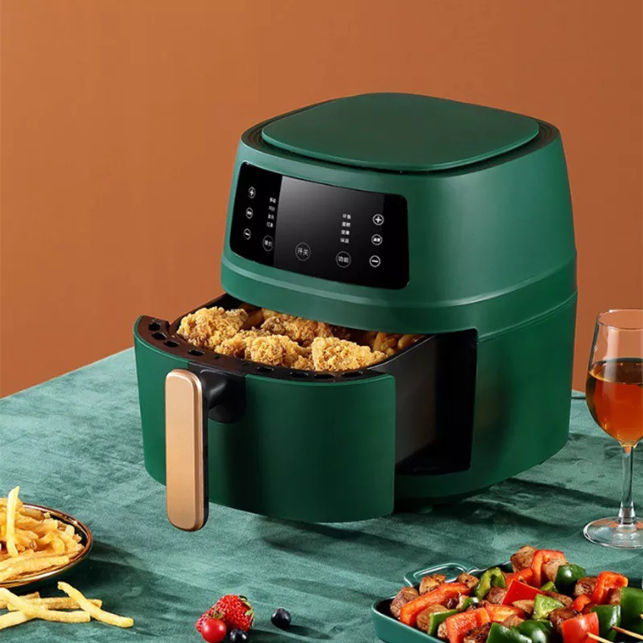 yemoat - Silver Crest Extra Large Air Fryer .