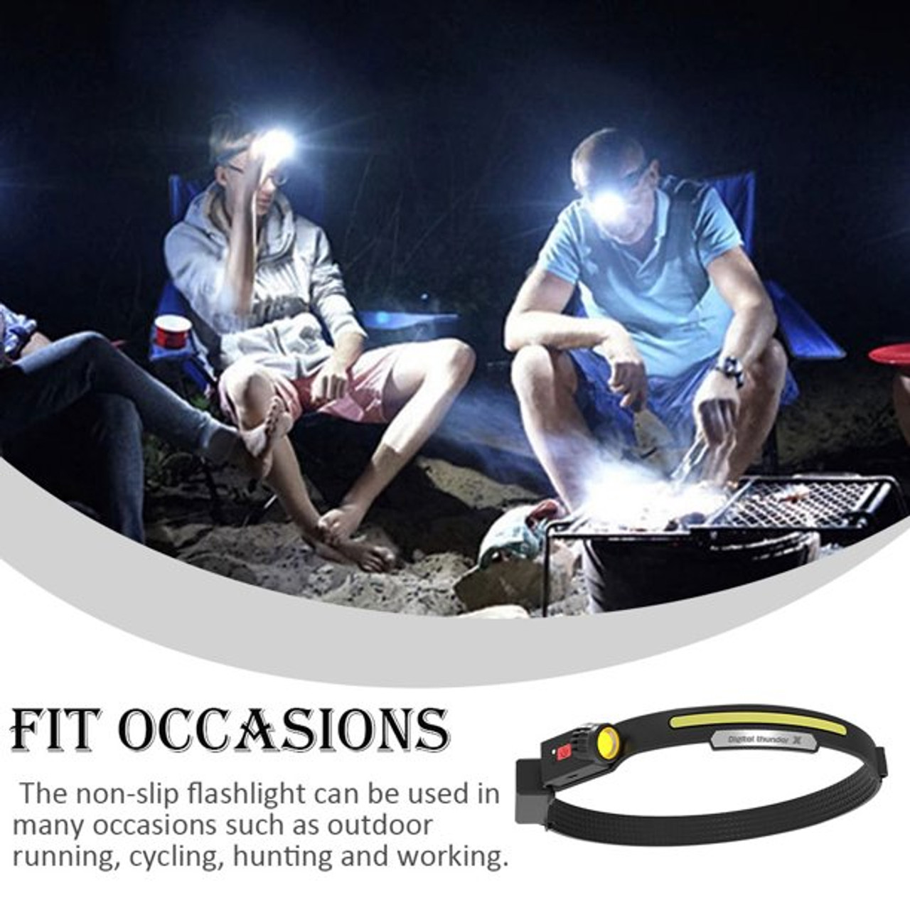 Portable Induction Headlamp