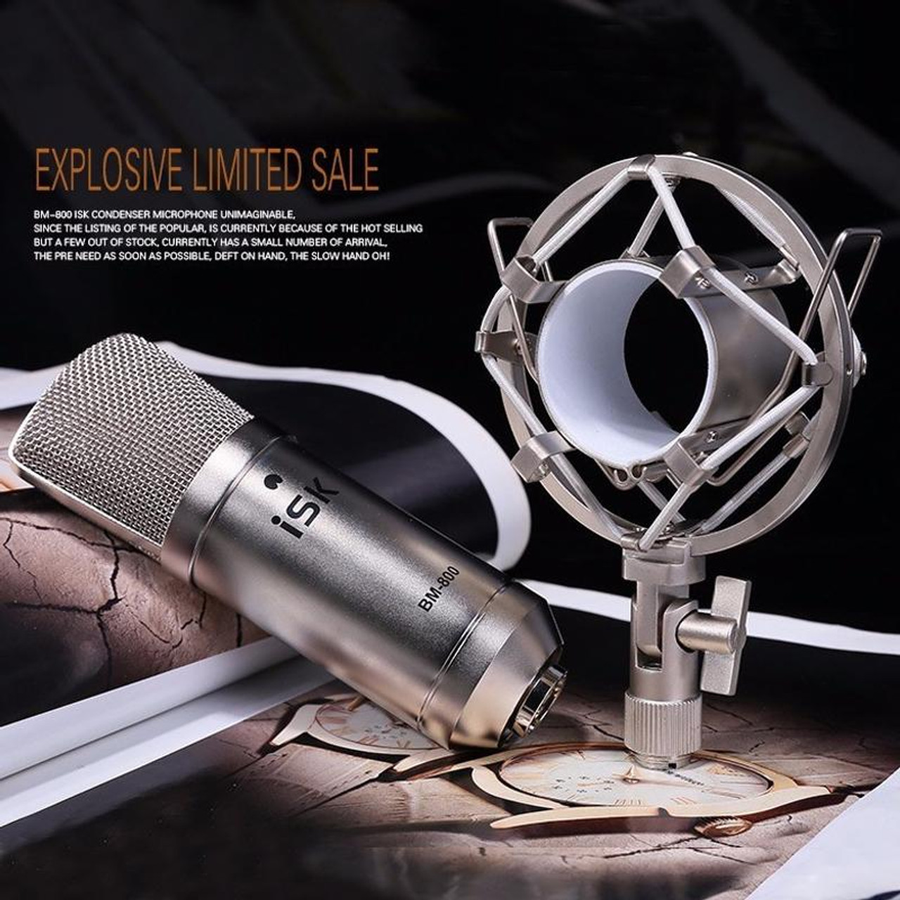 hot sale professional bm-800 condenser microphone