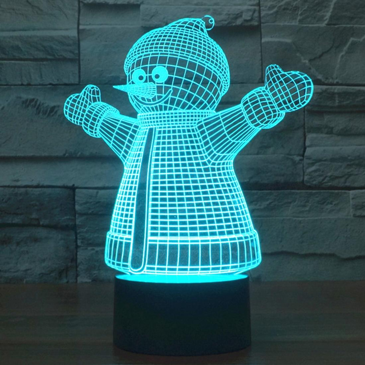 snowman led night light