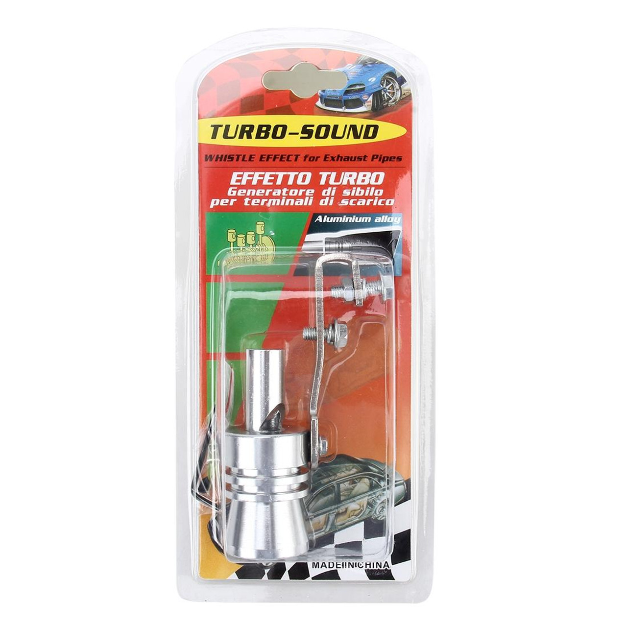 Universal Aluminum Turbo Sound Exhaust Muffler Pipe Whistle Car