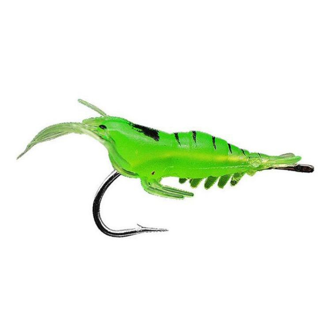 8cm Luminous Plastic Simulation Soft Shrimp Fake Lure Faux Bait Fishing  Tackle 4