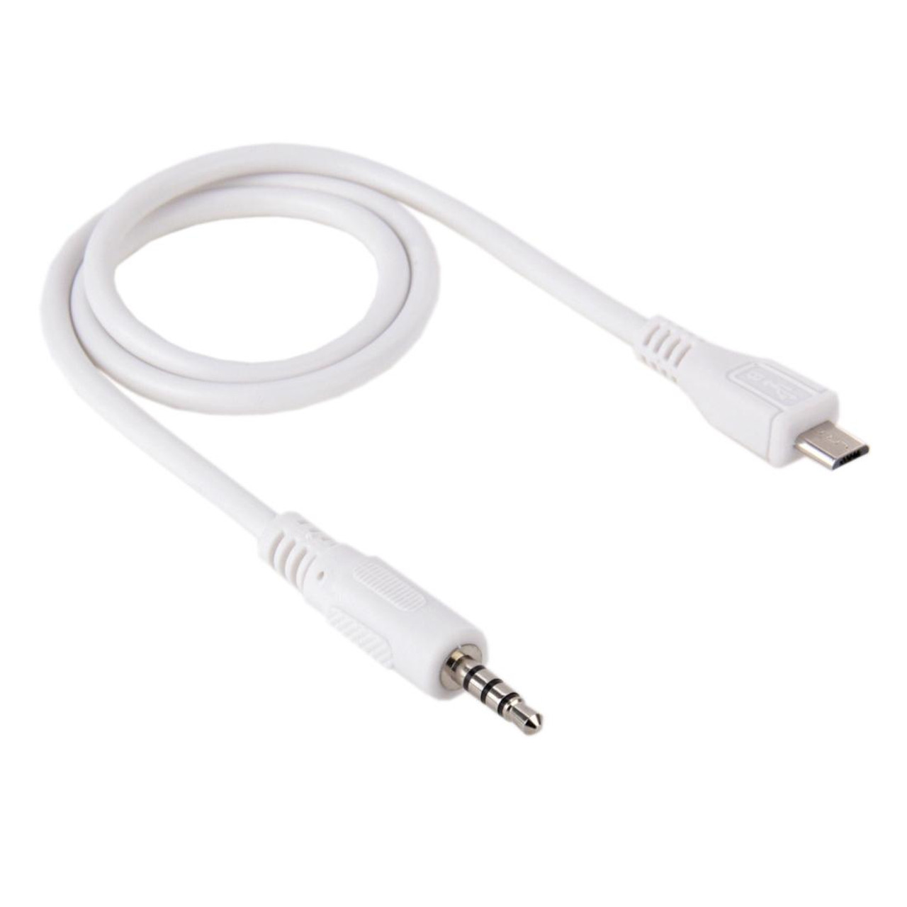 3.5mm Male to Micro USB Male Audio AUX Cable, Length: about 50cm, snatcher