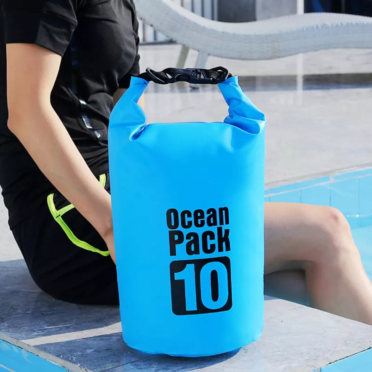 MOSHTU Waterproof Outdoor Ocean Pack Sack Storage Traveling Organizer/Dry  Bag 10 L Backpack Blue - Price in India | Flipkart.com