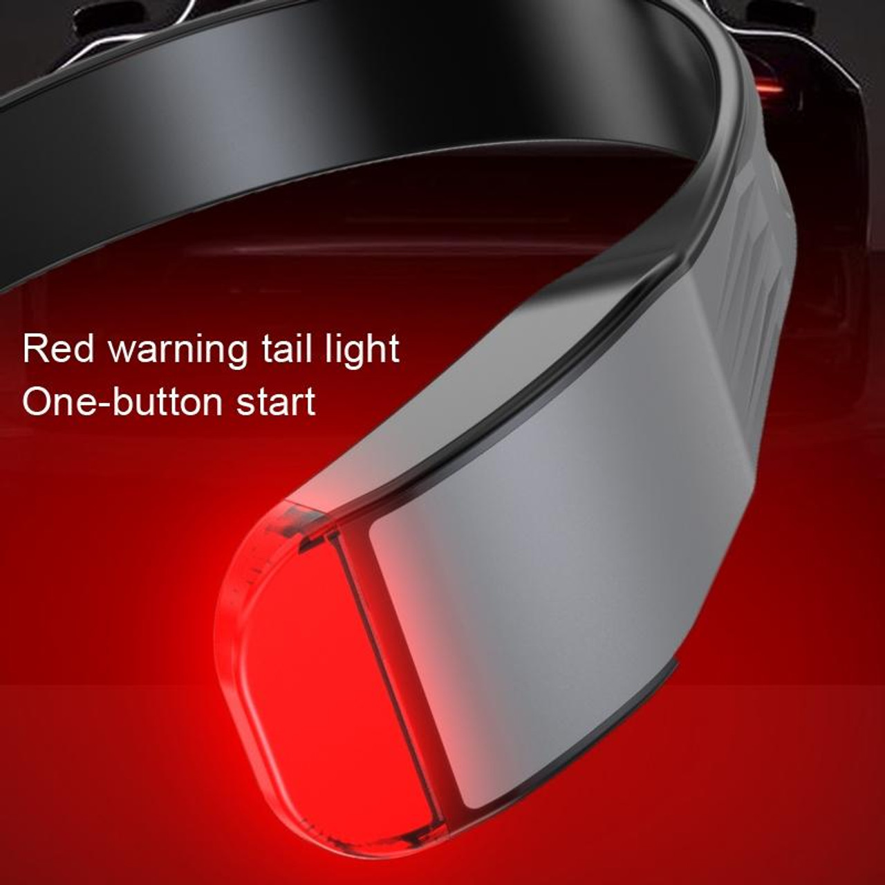 COB Floodlight Headlights Glare Night Fishing Headlamp, Style: With  White/Red Tail Light (Gray), snatcher