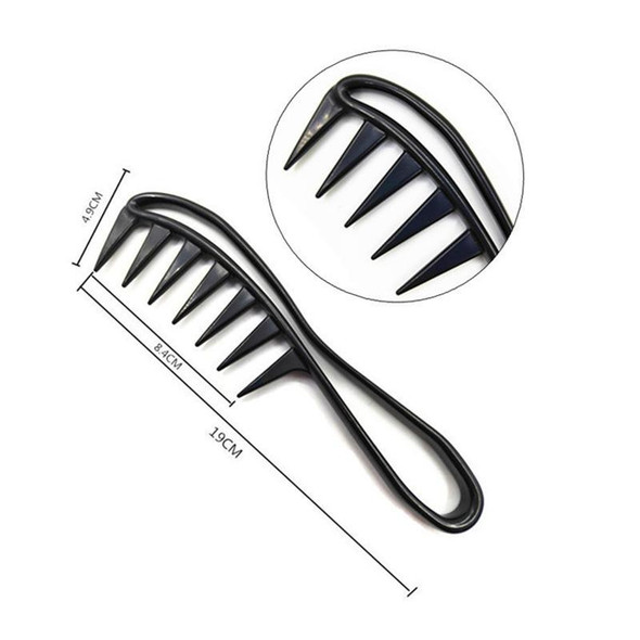 Oil Head Comb Barber Shop Special Hair  Comb  Hair Styling  Comb Fish Tooth Comb