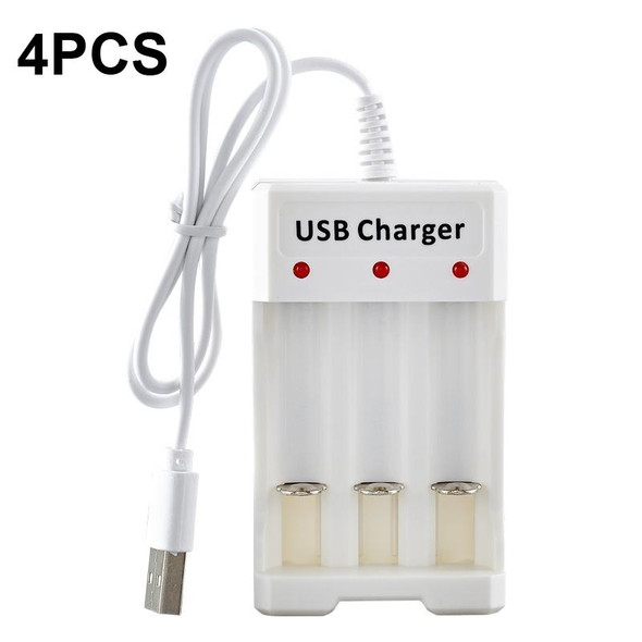 4 PCS BMAX B-03 3 Slot NiMH Battery Charger AA/AAA Battery USB Charger(Boxed)