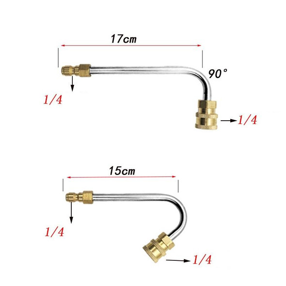 8 in 1 Car Wash High Pressure Spray Nozzle Cleaning Extension Rod