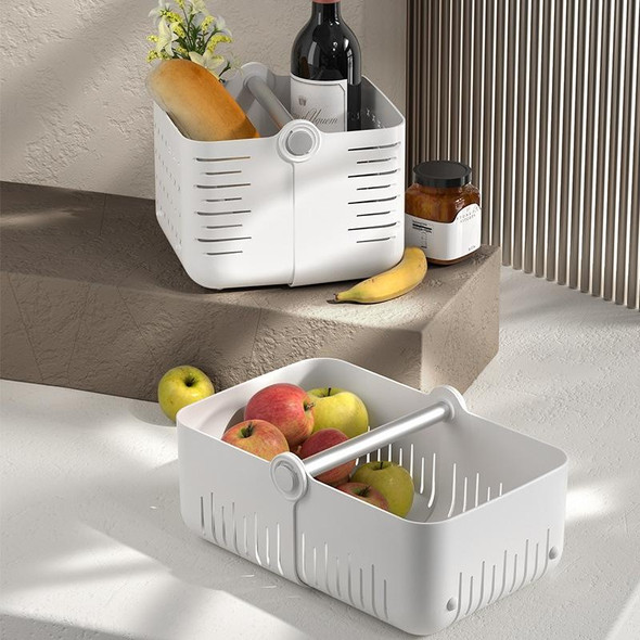 Bathroom Folding Sundries Storage Basket Kitchen Drain Storage Basket(55301)