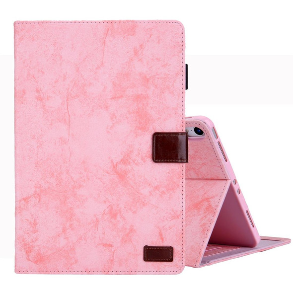 iPad Pro 11 inch (2018) Business Style Horizontal Flip Leather Case, with Holder & Card Slot & Photo Frame & Sleep / Wake-up Function(Pink)