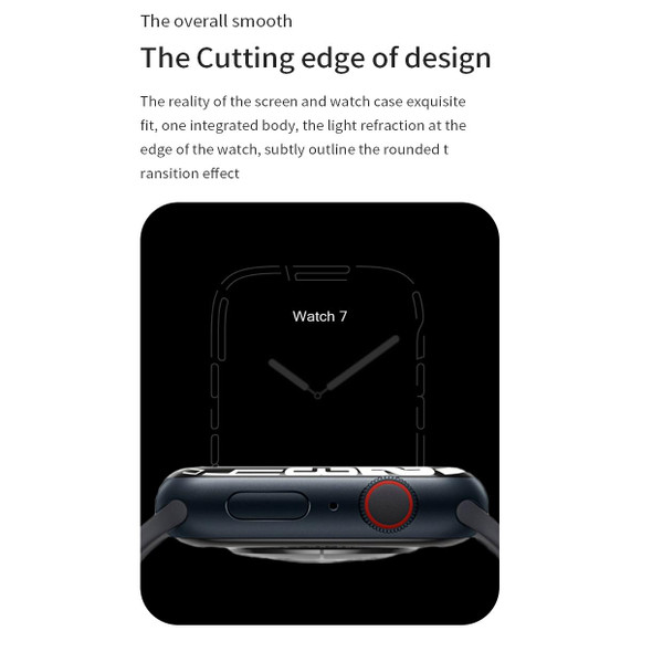 Watch 8 Max 1.85 inch Wireless Charging Bluetooth Call NFC Smartwatch(Black)