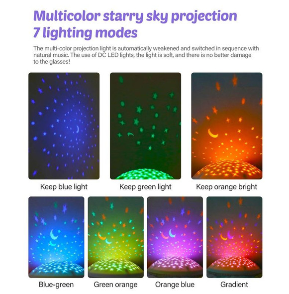 Kids Soft Toys Stuffed Plush Toys With Music & Stars Projector Light(Hedgehogs)