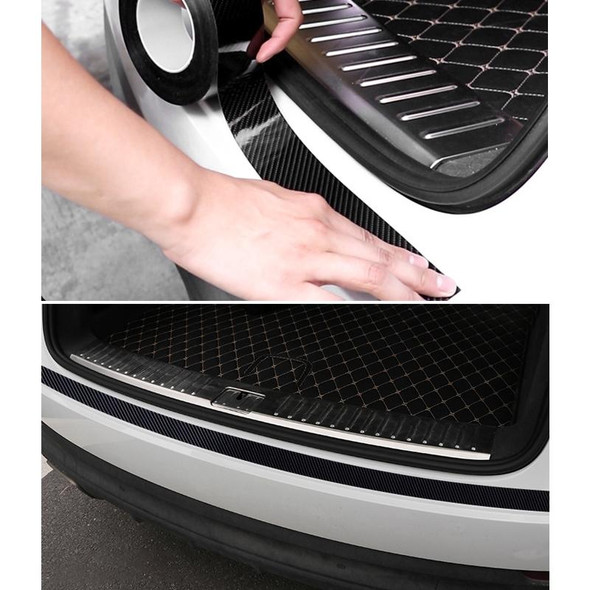 Universal Car Carbon Fiber Door Anti-collision Strip Protection Guards Trims Stickers Tape, Size:5cm x 3m