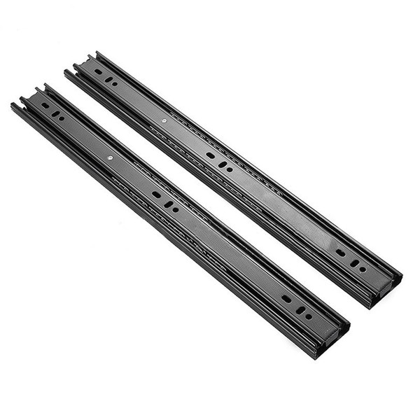 20 inches 3-section Mute Cold Rolled Steel Sliding Drawer Slides Ball Slide Rail Length: 50cm