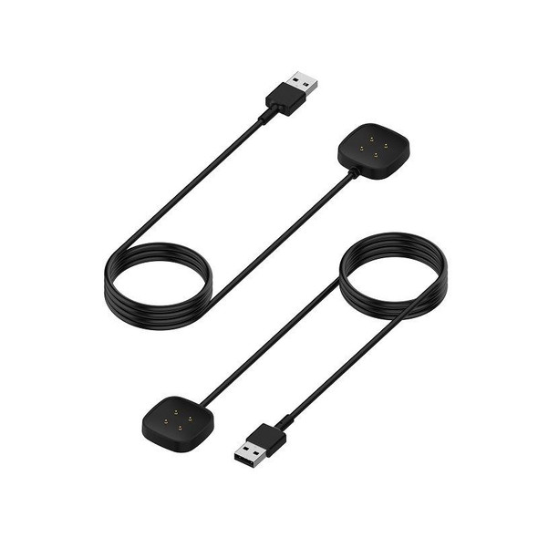 Fitbit Versa4 Watch Magnetic Charging Cable Length: 1m(Black)