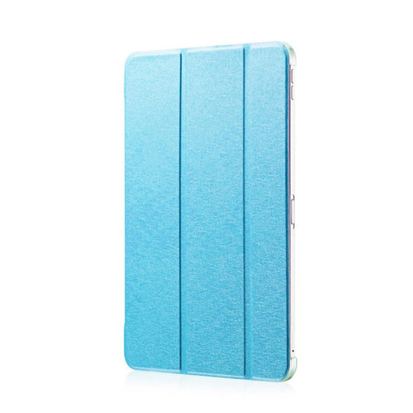 Silk Texture Horizontal Flip  Magnetic PU Leather Case for iPad Pro 12.9 inch (2018), with Three-folding Holder & Sleep / Wake-up Function(Blue)