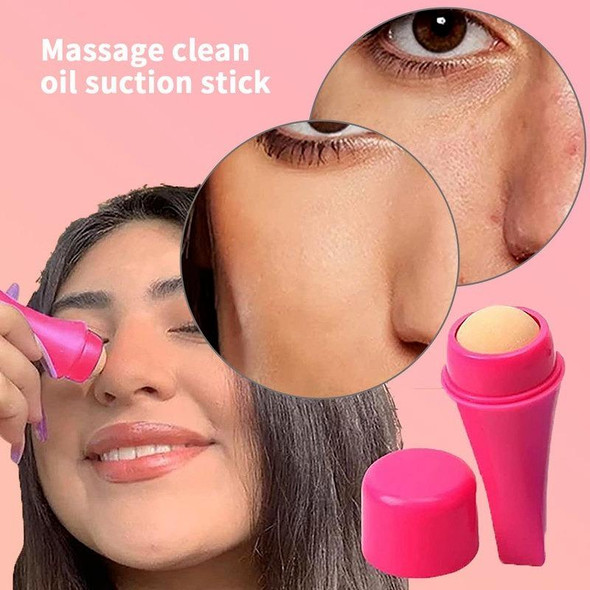 Oil Absorbing Volcanic Stone Face Roller for Oily Skin