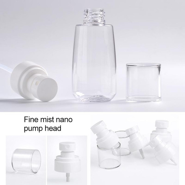 10 PCS Portable Refillable Plastic Fine Mist Perfume Spray Bottle Transparent Empty Spray Sprayer Bottle, 30ml(Transparent)