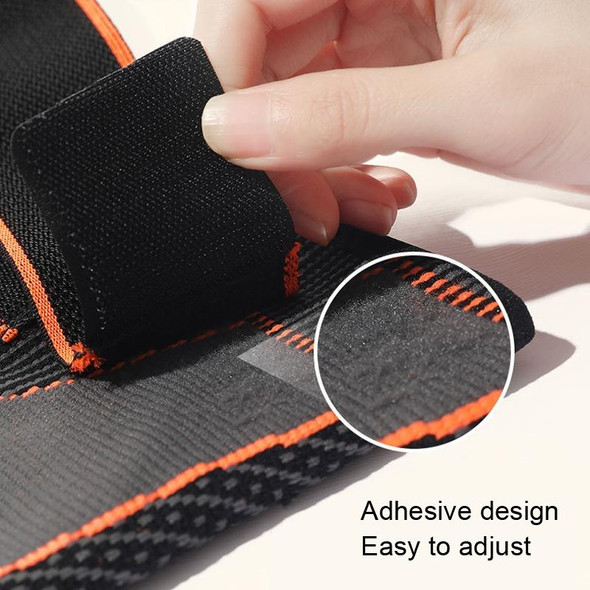 1 Pairs Anti-slip Compression Straps Keep Warm and Lengthen Knee Pads, Size: S(Warm Orange)