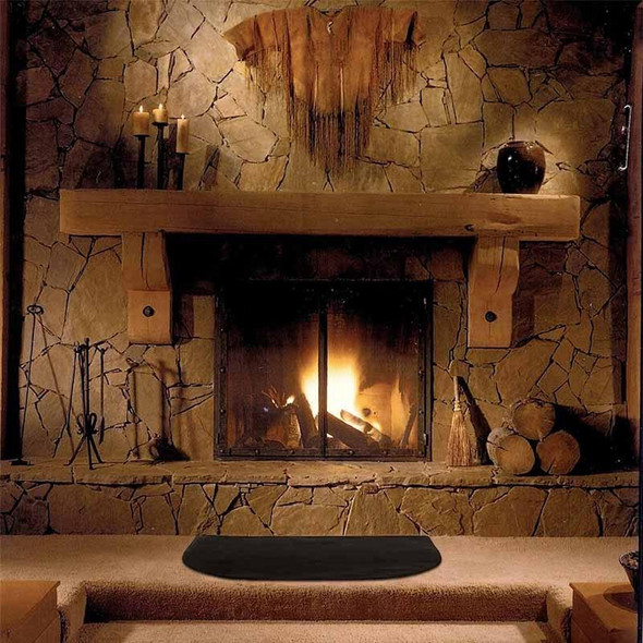 Fireplace Fireproof Mat Flame Retardant Fiberglass Insulation Blanket 100 x 150cm
