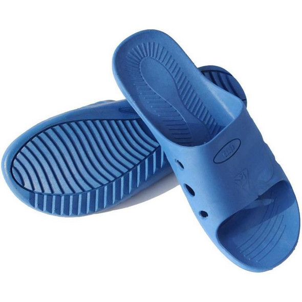 Anti-static Anti-skid Six-hole Slippers, Size: 42 (Blue)