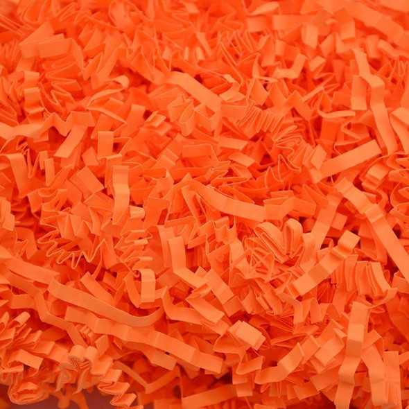 60g RF1101-20 Raffiti Filler Paper Grass Shredded Crumpled Wedding Decorations Party Gift Box Filling(Orange)