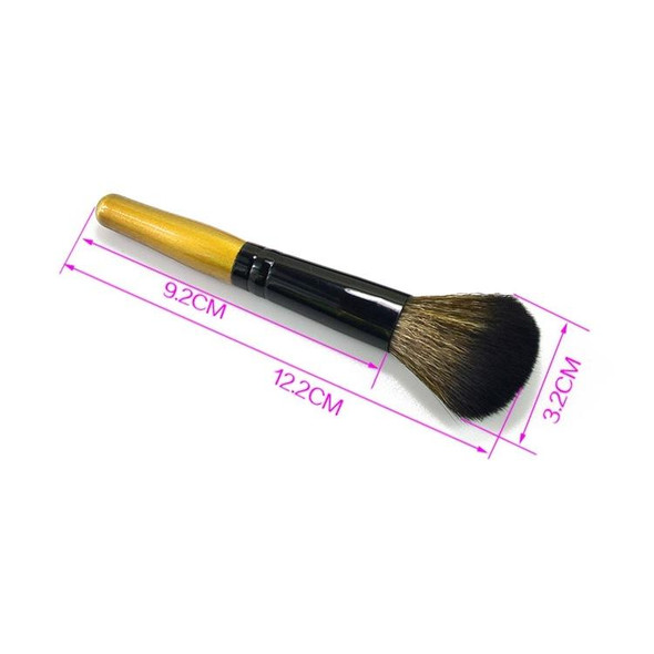 5 PCS Wooden Handle Soft Head Buffer Foundation Powder Blush Brush Makeup Tools (Gold)