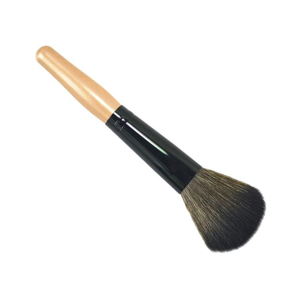 5 PCS Wooden Handle Soft Head Buffer Foundation Powder Blush Brush Makeup Tools (Gold)