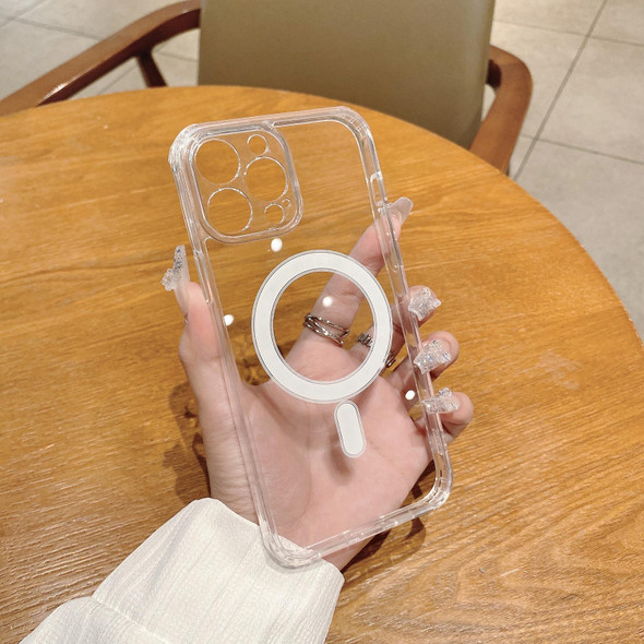iPhone 11 Fine Hole MagSafe Magnetic Clear Acrylic TPU Case