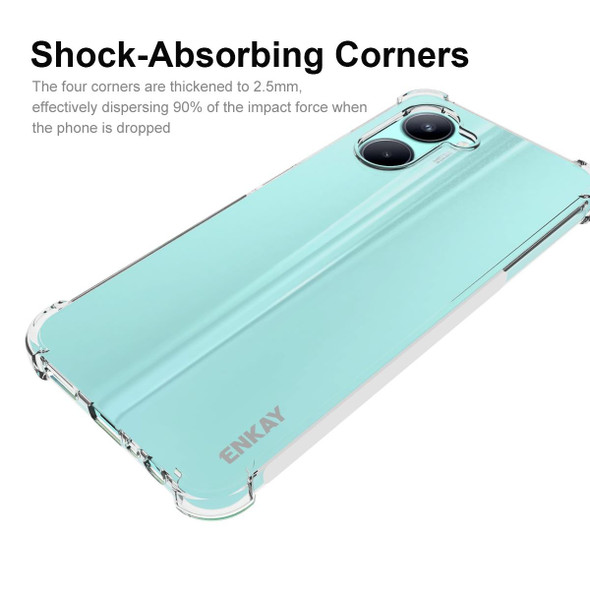 Realme C33 4G ENKAY Clear TPU Shockproof Phone Case