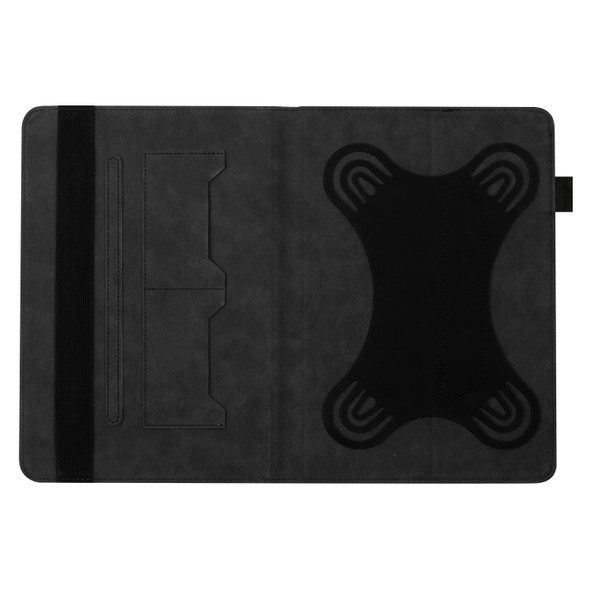 8 inch Life Tree Pattern Flip Universal Leatherette Tablet Case(Black)