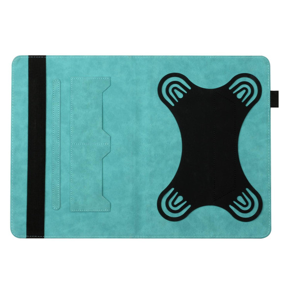 10 inch Life Tree Pattern Flip Universal Leatherette Tablet Case(Blue)