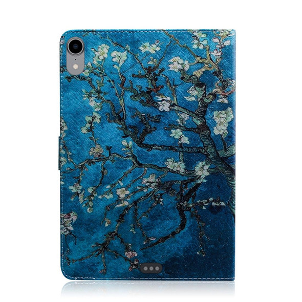 Apricot Blossom Pattern Horizontal Flip Leatherette Case for  iPad Pro 11 inch (2018), with Holder & Card Slot & Wallet