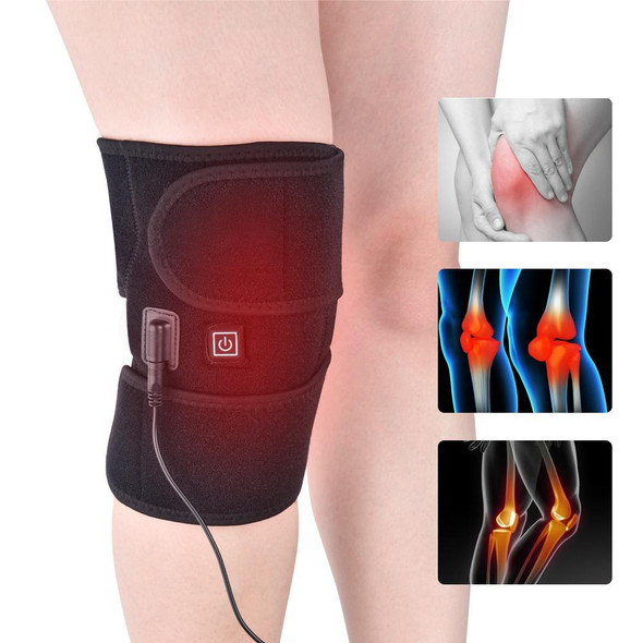 Infrared Heating Therapy Knee Pad Rehabilitation Assistance USB Model