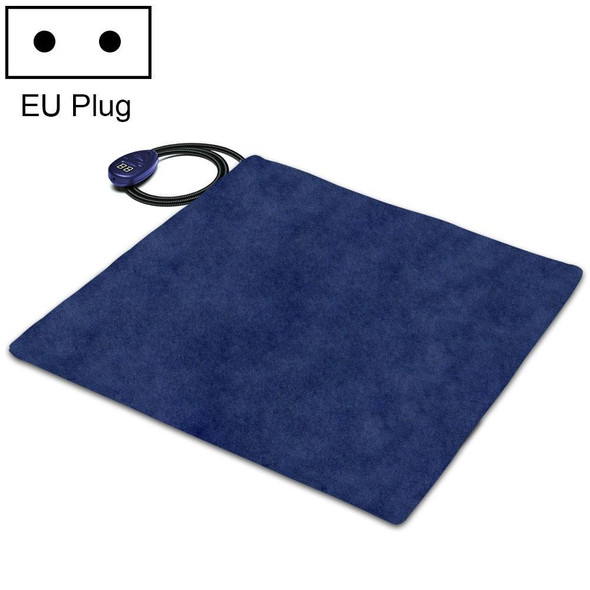50x50cm Blue 12V Low Voltage Multifunctional Warm Pet Heating Pad Pet Electric Blanket(EU Plug)