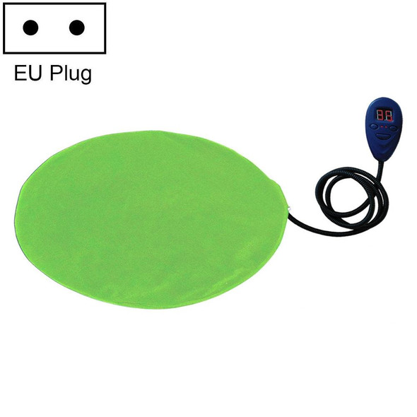 30x30cm Green 12V Low Voltage Multifunctional Warm Pet Heating Pad Pet Electric Blanket(EU Plug)
