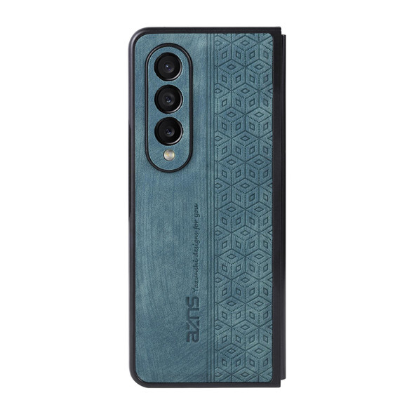 Samsung Galaxy Z Fold4 5G AZNS 3D Embossed Skin Feel Phone Case(Dark Green)