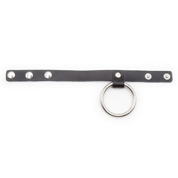 OHMAMA - Metal Cock Ring With Ball Devider