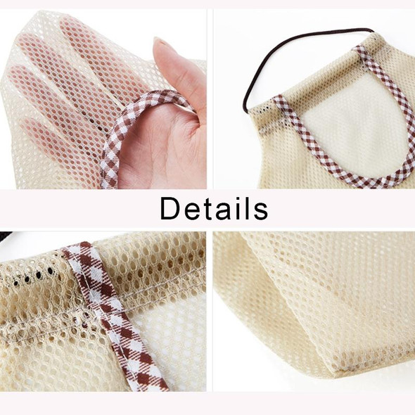 2 PCS Creative Kitchen Vegetable Onion Potato Storage Hanging Bag Hollow Breathable Mesh Bag Kitchen Garlic Ginger Mesh Storage Bag