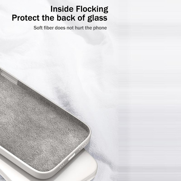 Samsung Galaxy S20 FE Solid Color Imitation Liquid Silicone Straight Edge Dropproof Full Coverage Protective Case(Grey)