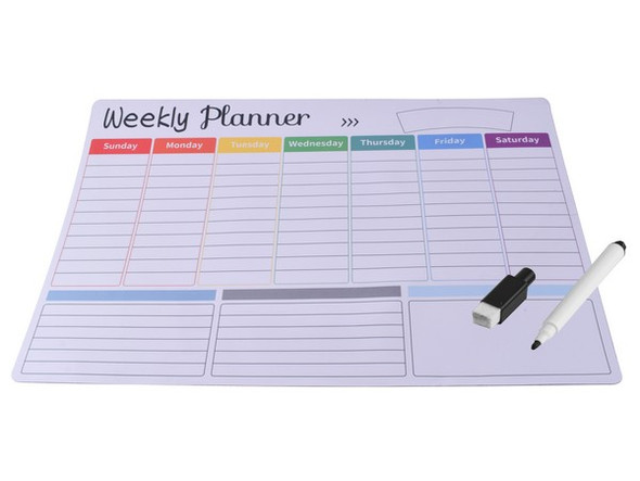 Magnetic Weekly Planner & Dry Erase Marker