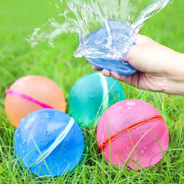 Reusable 6 Piece Magic Water Balloons - Fun & Colourful