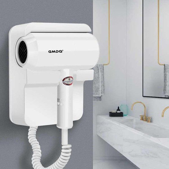 Compact Wall Mounted Hair Dryer for Hotels and Homes