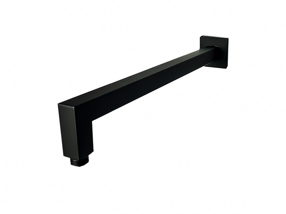 Devario Gia 40cm Shower Arm Square- Black