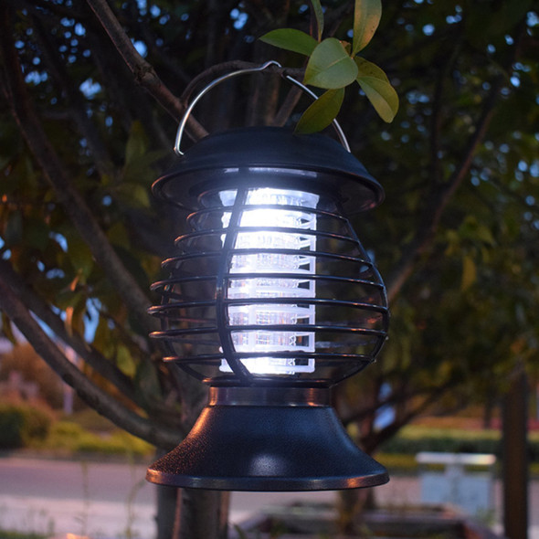 Solar-Powered Bug Zapper Lantern for Outdoor Mosquito Control